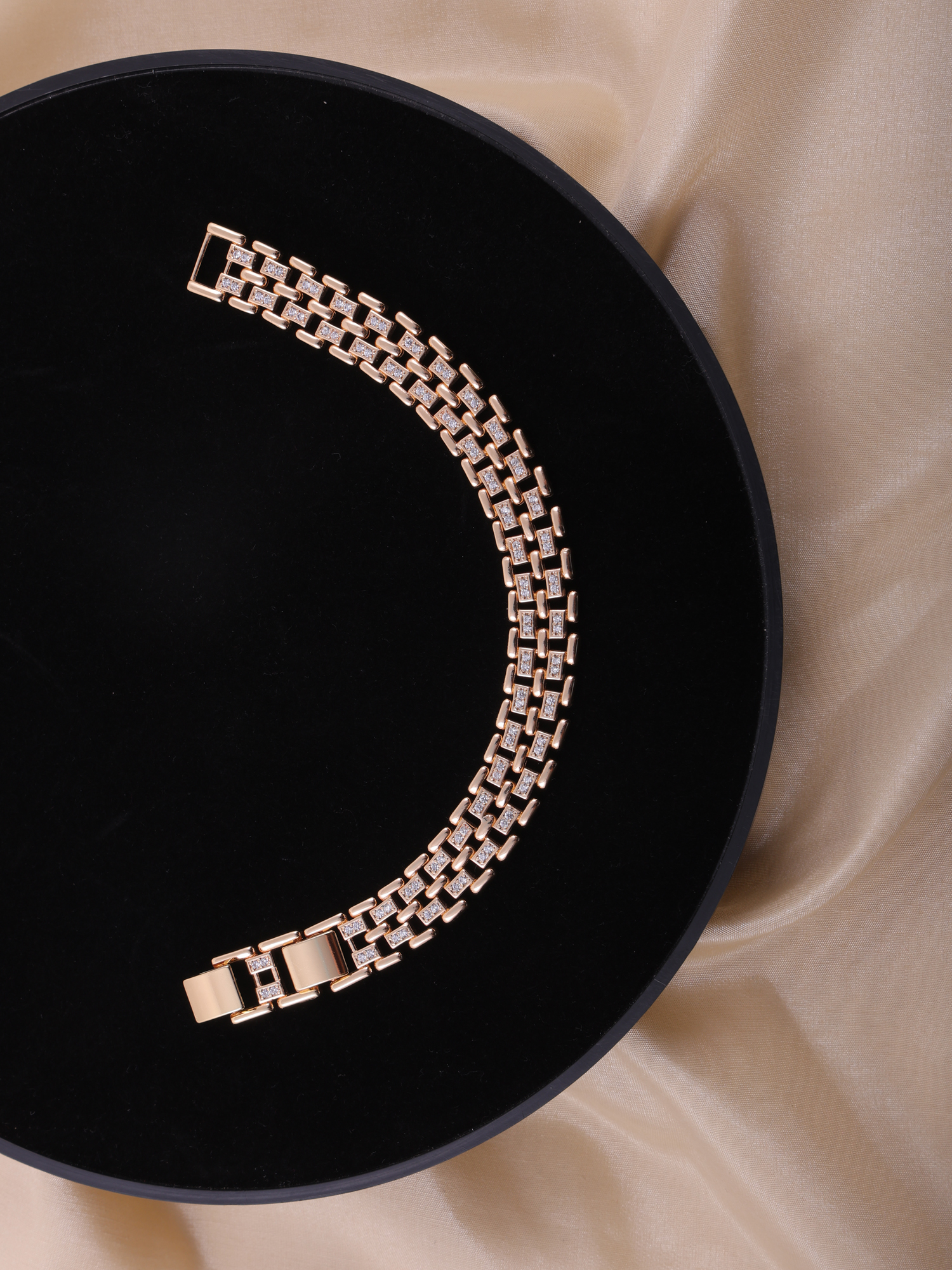 Luxury Multi-Link AD Diamond Bracelet