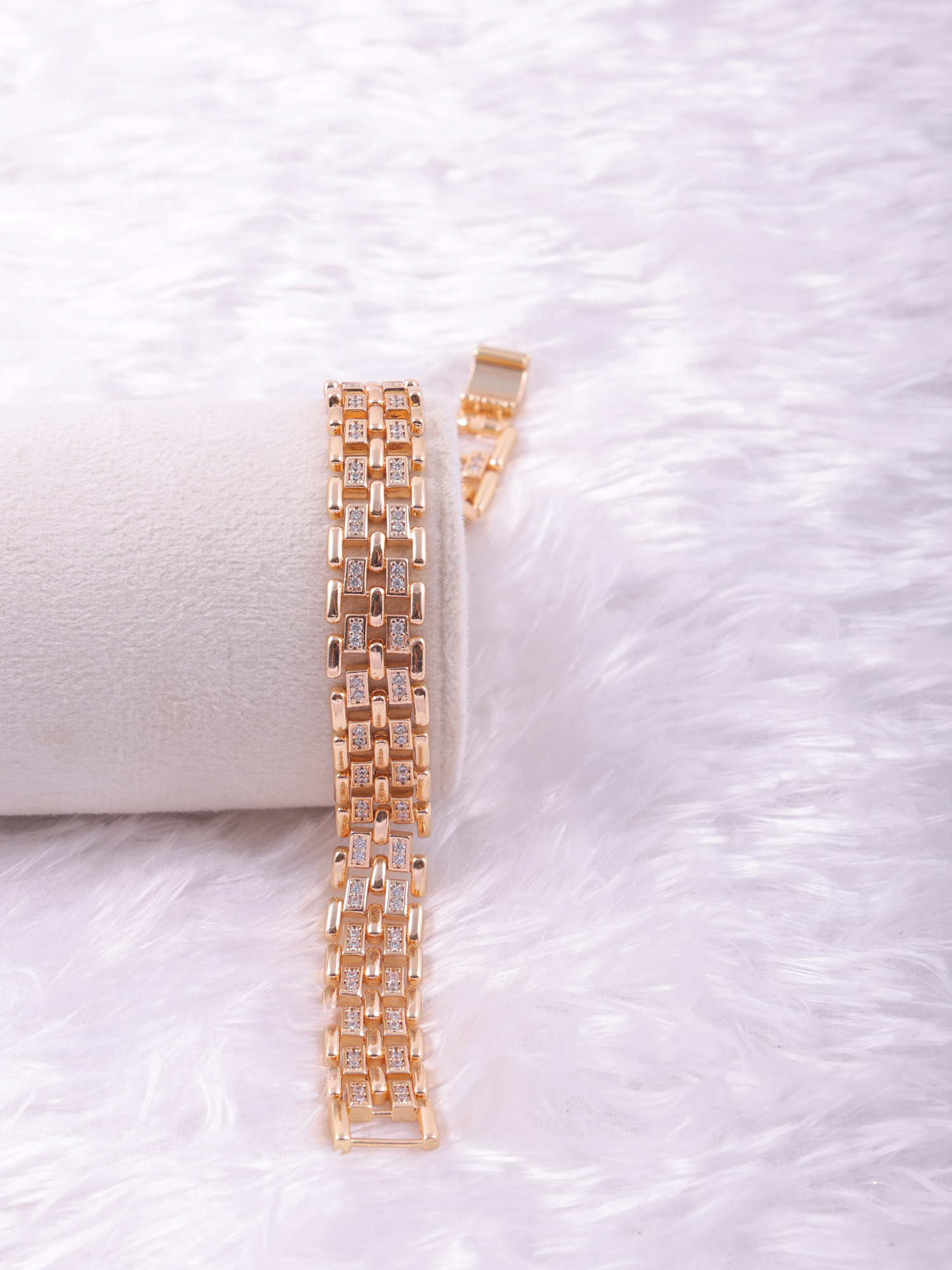 Luxury Multi-Link AD Diamond Bracelet