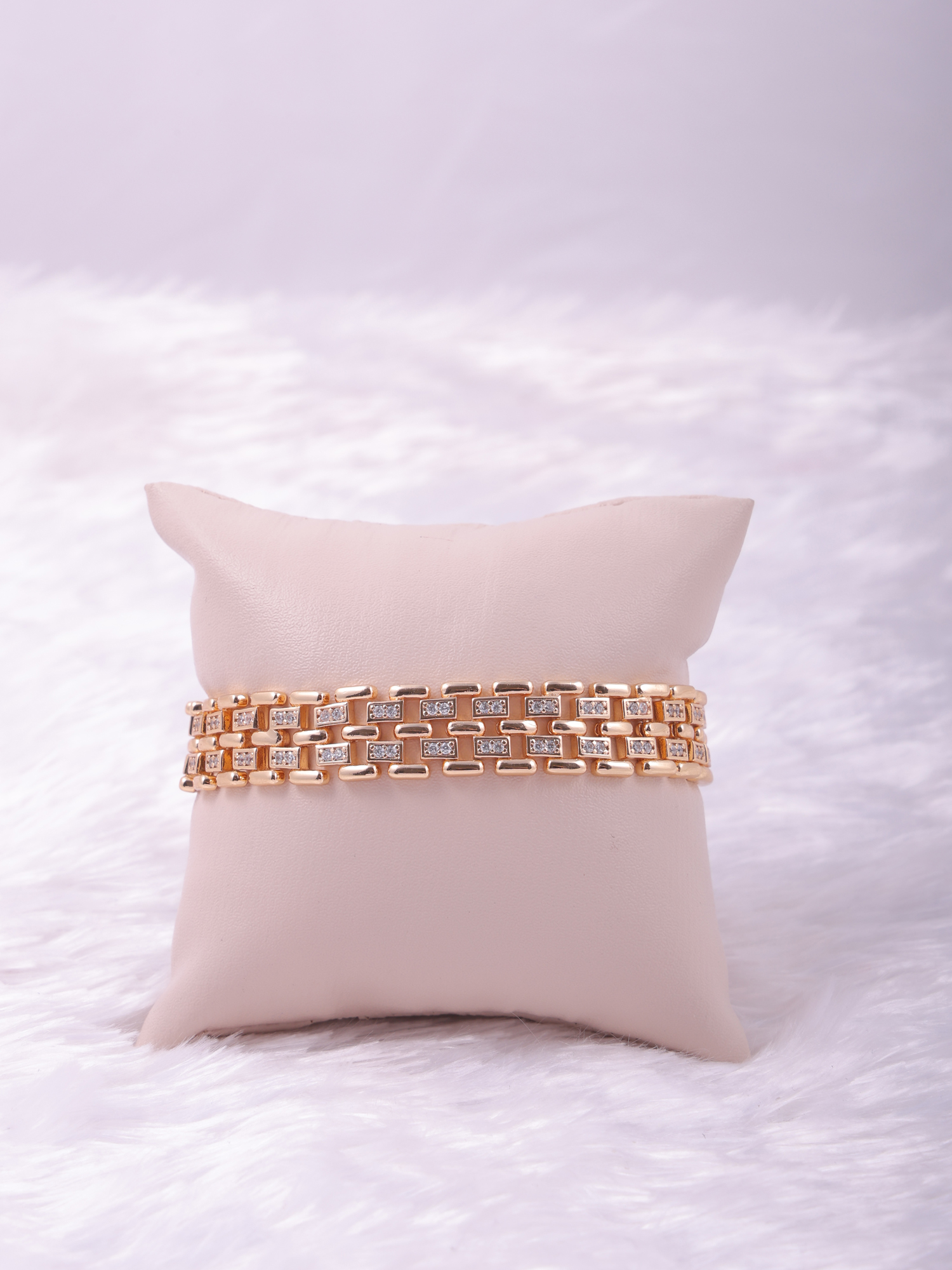 Luxury Multi-Link AD Diamond Bracelet