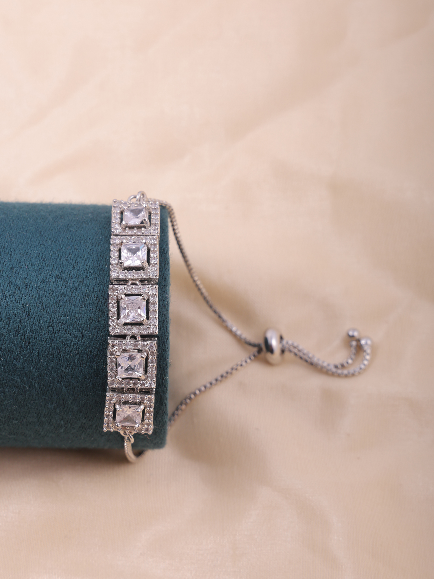 Square Cut AD Diamond Bracelet
