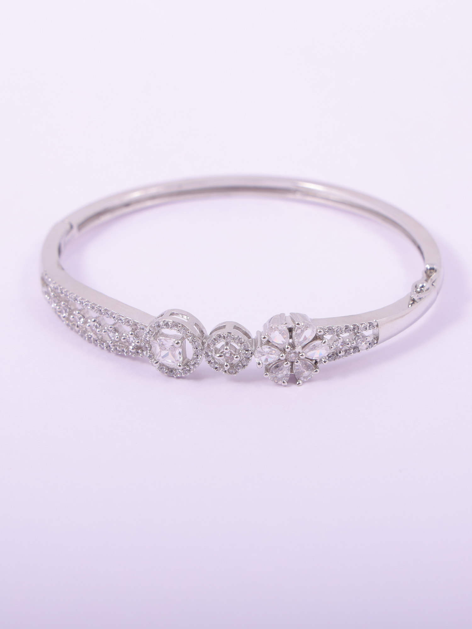Floral Drop AD Diamond Bracelet