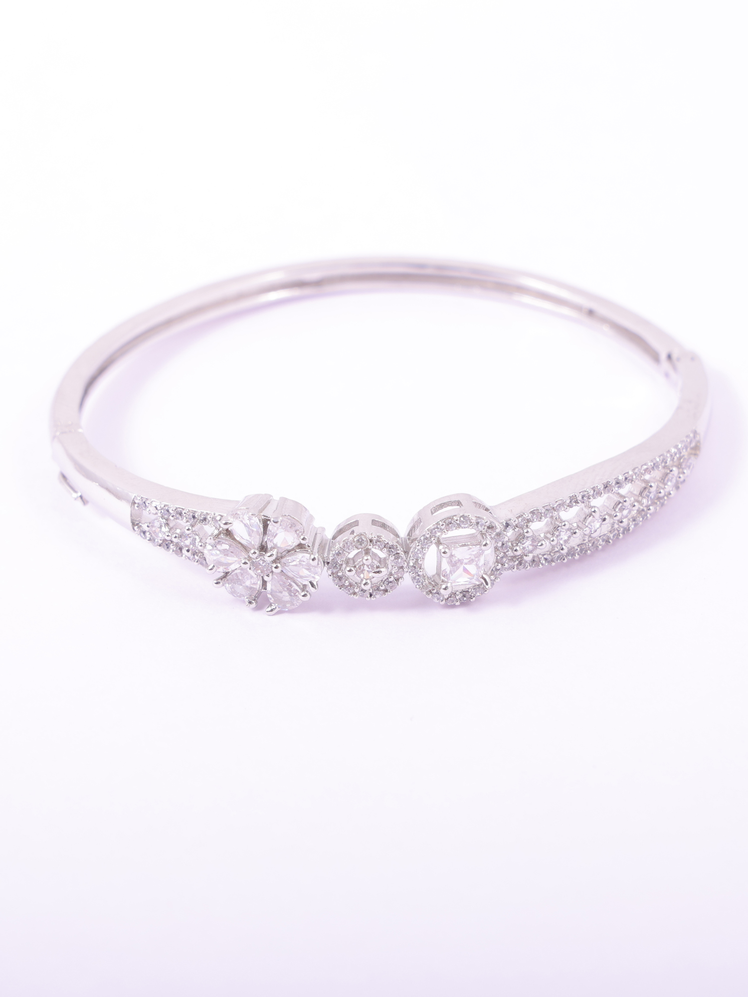 Floral Drop AD Diamond Bracelet