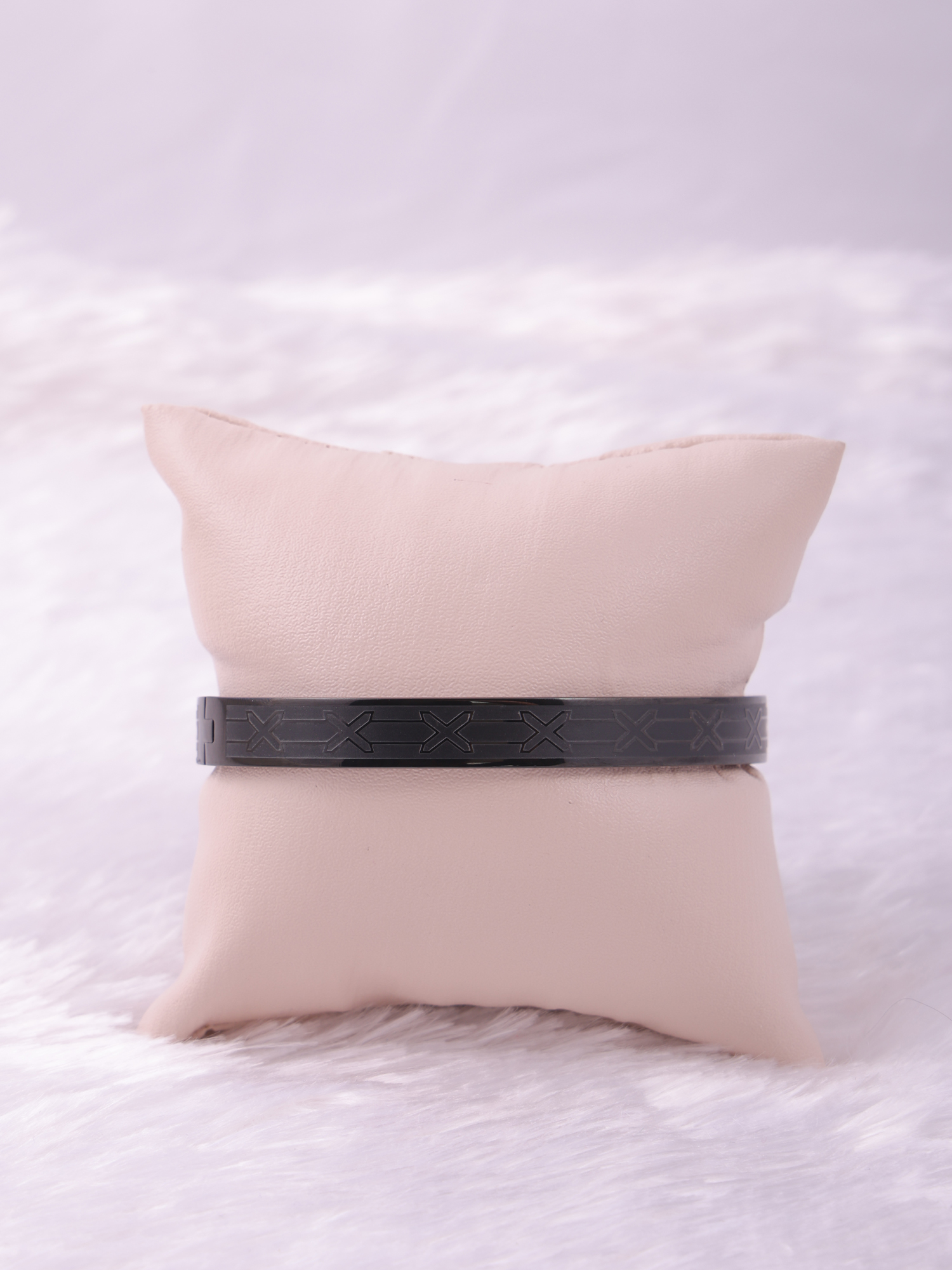 Matte Black X-Link Anti-Tarnish Bracelet