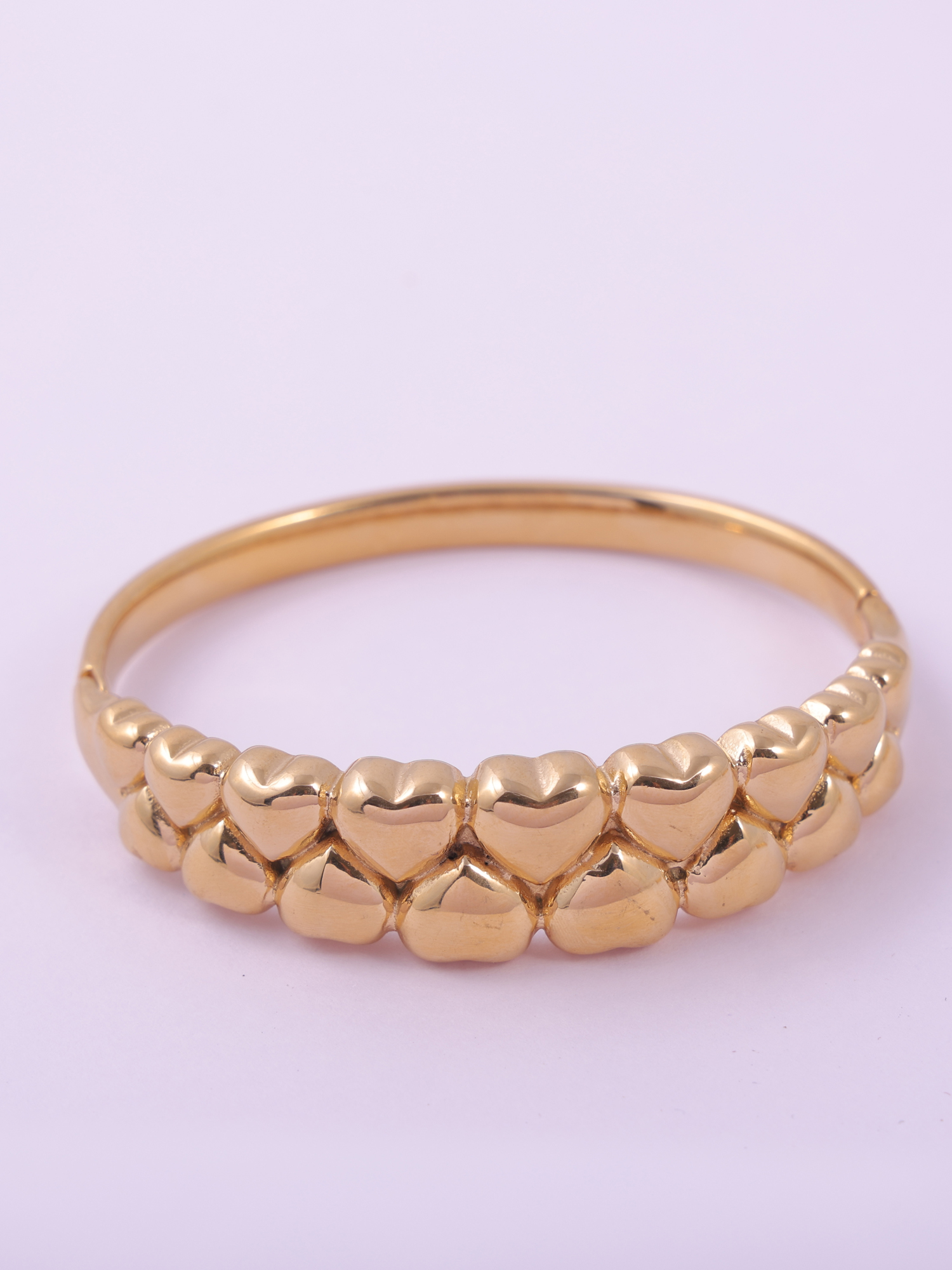 Gold Heart Charm Anti-Tarnish Bracelet