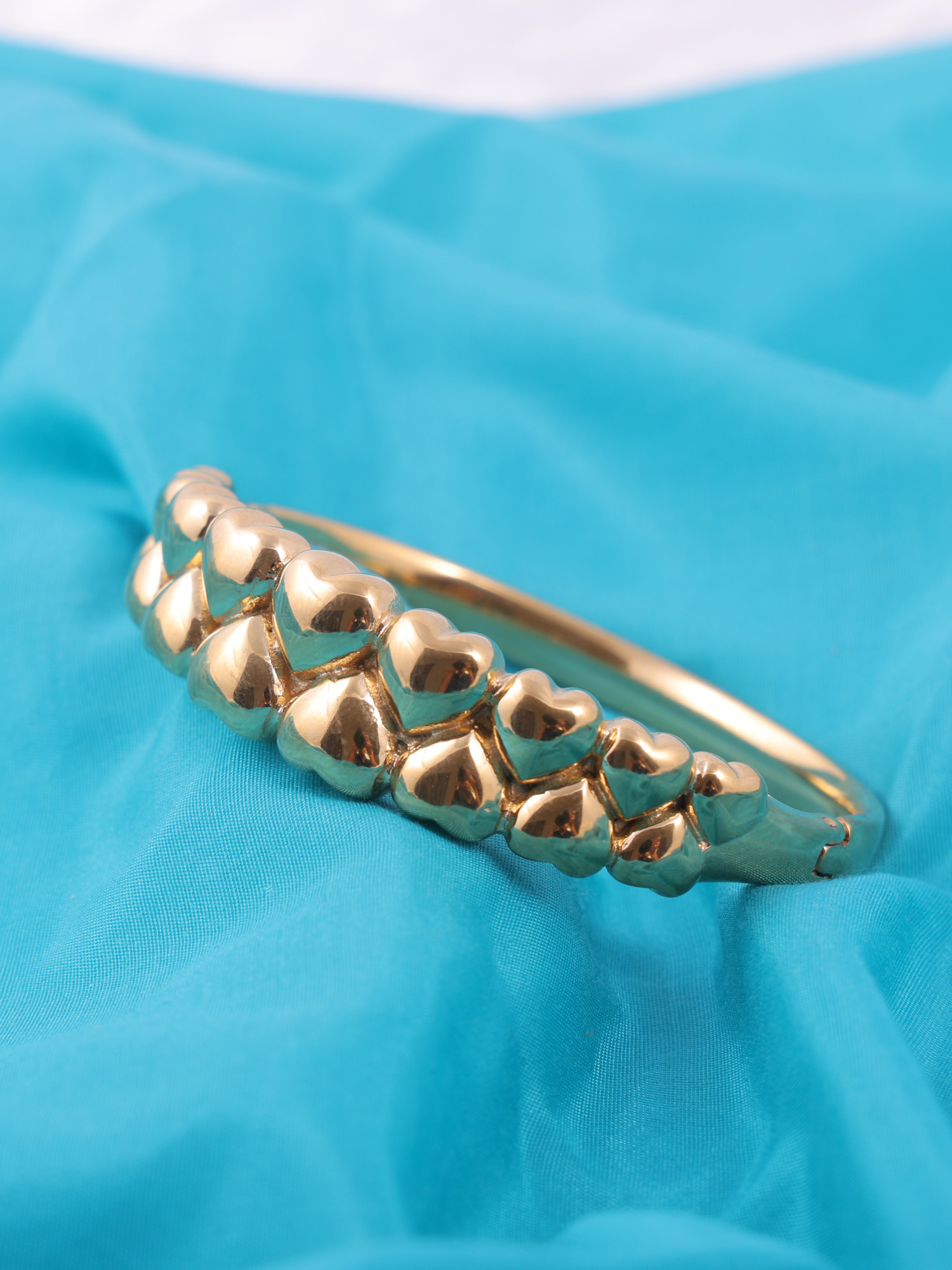 Gold Heart Charm Anti-Tarnish Bracelet