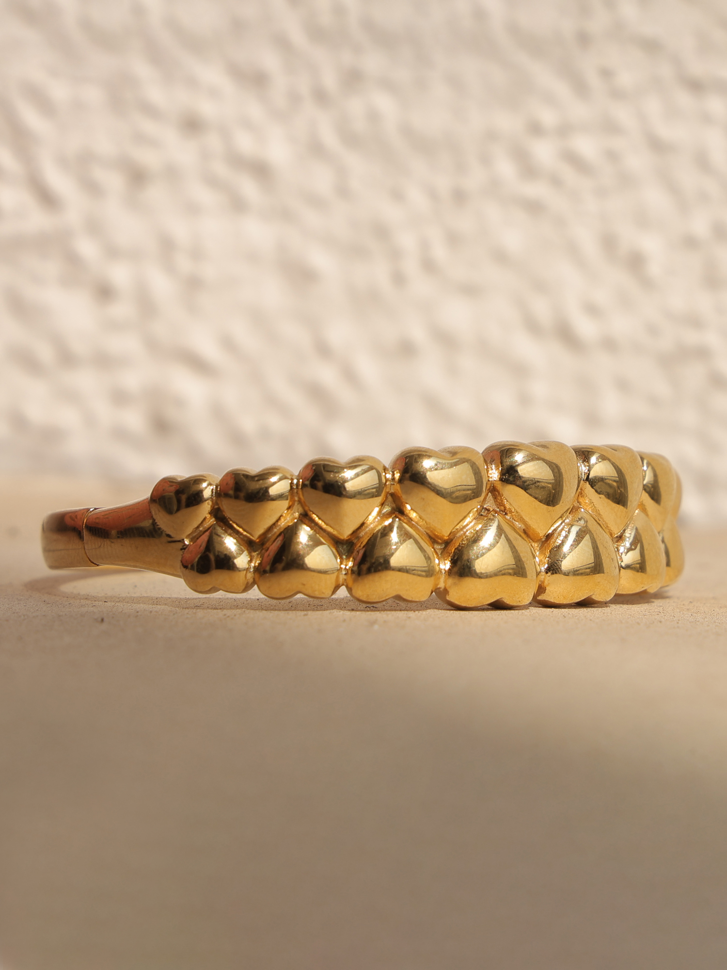 Gold Heart Charm Anti-Tarnish Bracelet