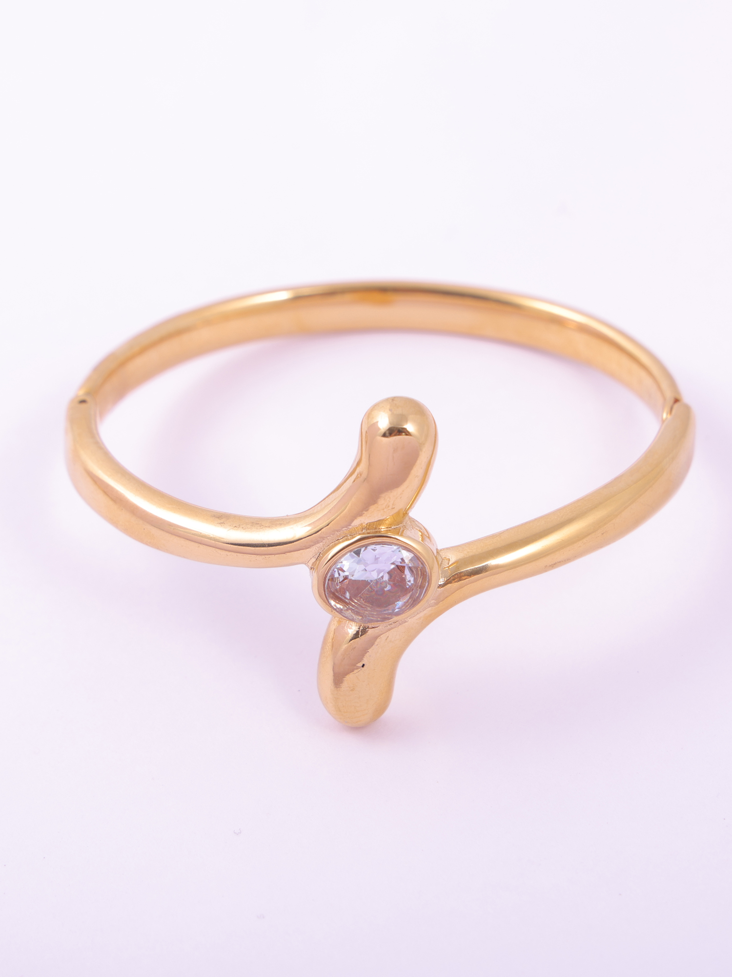 Gold Crystal Orbit Anti-Tarnish Bracelet