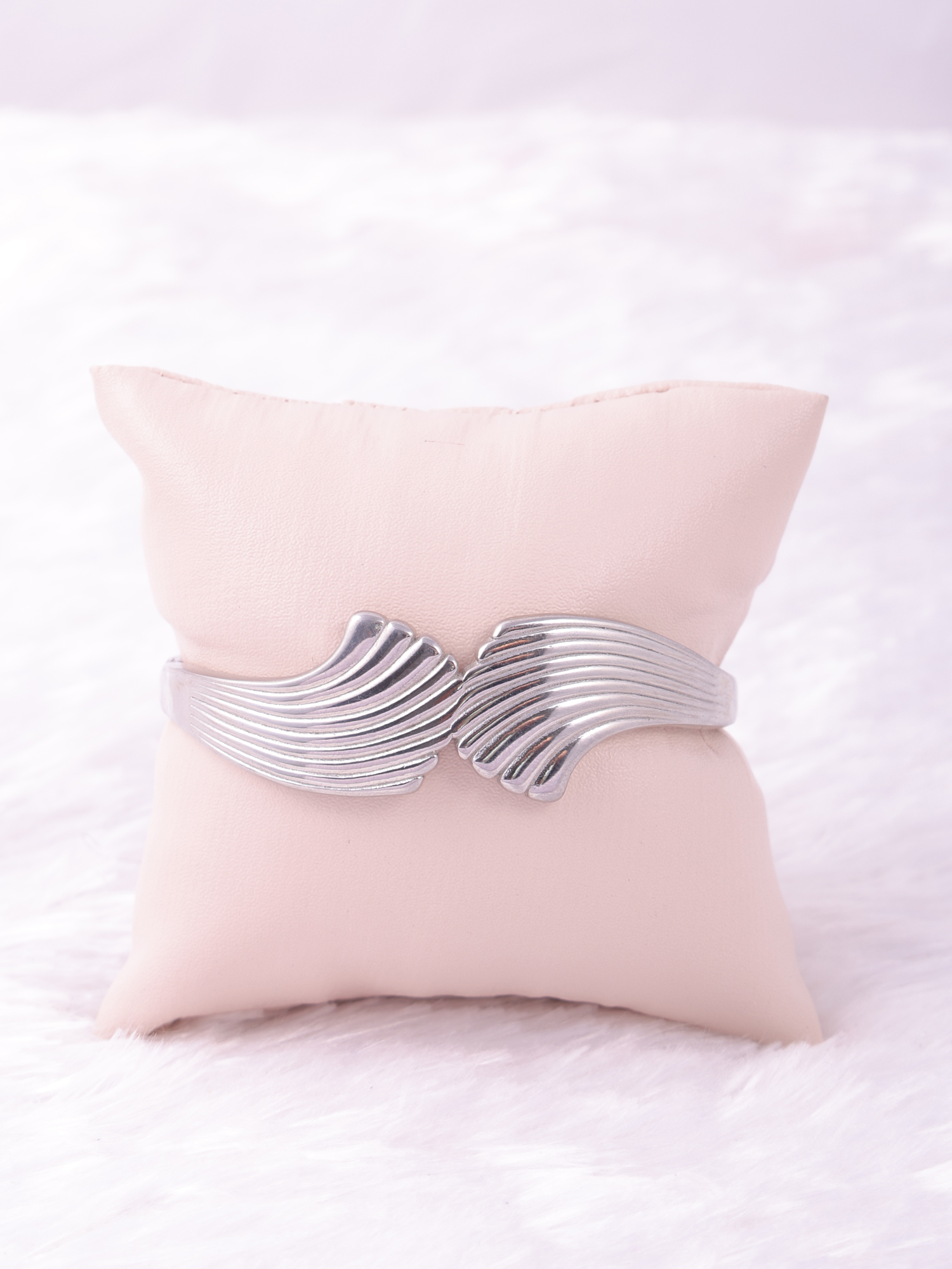 Silver Wave Flow Anti-Tarnish Bracelet